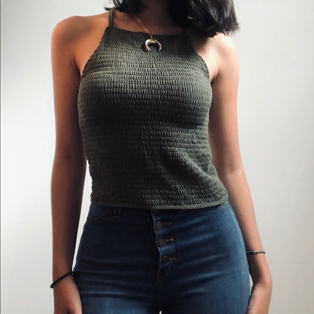 Hunter green Top